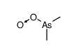 λ1-oxidanyloxy(dimethyl)arsane结构式