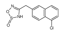 4-[(5-chloronaphthalen-2-yl)methyl]-5H-1,2,3,5-oxathiadiazole 2-oxide Structure