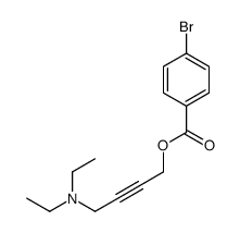 4-(diethylamino)but-2-ynyl 4-bromobenzoate结构式