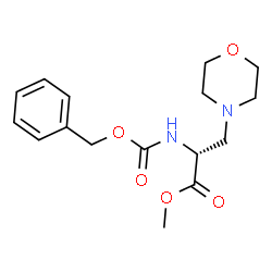 Methyl N-[(benzyloxy)carbonyl]-3-(4-morpholinyl)-D-alaninate Structure