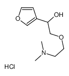 2-[2-(dimethylamino)ethoxy]-1-(furan-3-yl)ethanol,hydrochloride Structure