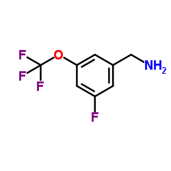 3-Fluoro-5-(trifluoromethoxy)benzylamine structure