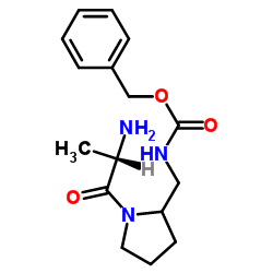 Benzyl [(1-alanyl-2-pyrrolidinyl)methyl]carbamate Structure