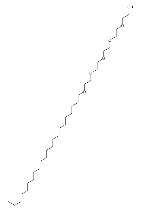 2-[2-[2-[2-(2-docosoxyethoxy)ethoxy]ethoxy]ethoxy]ethanol Structure