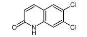 6,7-Dichloro-2(1H)-quinolinone Structure