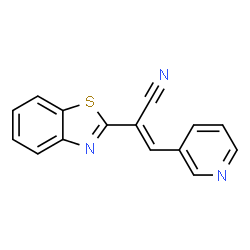 (E)-2-(benzo[d]thiazol-2-yl)-3-(pyridin-3-yl)acrylonitrile picture