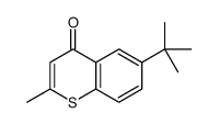 6-tert-butyl-2-methylthiochromen-4-one Structure