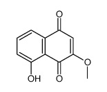 8-Hydroxy-2-methoxy-1,4-naphthalenedione Structure