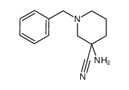 3-Amino-1-Benzylpiperidine-3-Carbonitrile Structure