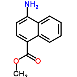 methyl4-aminonaphthalene-1-carboxylate structure