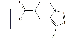 tert-butyl 3-chloro-6,7-dihydro-[1,2,3]triazolo[1,5-a]pyrazine-5(4H)-carboxylate Structure