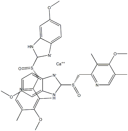 Esomeprazole calcium Structure