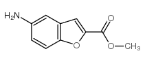 5-AMINO-BENZOFURAN-2-CARBOXYLIC ACID METHYL ESTER Structure