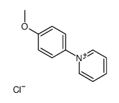 1-(4-methoxyphenyl)pyridin-1-ium,chloride Structure