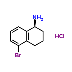 (S)-5-bromo-1,2,3,4-tetrahydronaphthalen-1-amine hydrochloride Structure