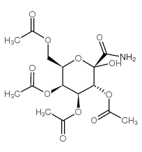 C-(2,3,4,6-TETRA-O-ACETYL-1-HYDROXY-BETA-D-GALACTOPYRANOSYL) FORMAMIDE Structure