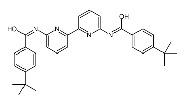 4-tert-butyl-N-[6-[6-[(4-tert-butylbenzoyl)amino]pyridin-2-yl]pyridin-2-yl]benzamide结构式