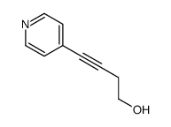 3-Butyn-1-ol, 4-(4-pyridinyl)- (9CI) Structure