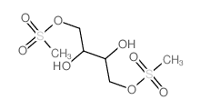 1,2,3,4-Butanetetrol,1,4-dimethanesulfonate, (2R,3R)- structure