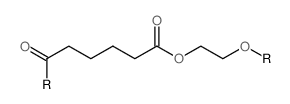 Poly[oxy-1,2-ethanediyloxy(1,6-dioxo-1,6-hexanediyl)]结构式