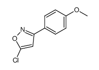 5-chloro-3-(4-methoxyphenyl)isoxazole structure