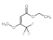 Ethyl 3-methoxy-4,4,4-trifluoro-2-butenoate structure