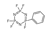 2,2,4,4,6-pentafluoro-6-phenyl-1,3,5-triaza-2λ5,4λ5,6λ5-triphosphacyclohexa-1,3,5-triene结构式