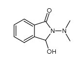 2-(dimethylamino)-3-hydroxy-2,3-dihydro-1H-isoindol-1-one结构式