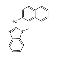 1-(1H-benzimidazol-1-ylmethyl)-2-naphthol Structure