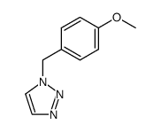 1-(p-methoxybenzyl)-1,2,3-triazole Structure