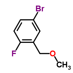 4-溴-1-氟-2-(甲氧基甲基)苯结构式