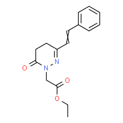 ETHYL 2-[6-OXO-3-STYRYL-5,6-DIHYDRO-1(4H)-PYRIDAZINYL]ACETATE picture