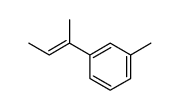 (E)-2-(3-methylphenyl)-2-butene Structure