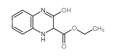 3-羟基-1,2-二氢喹喔啉-2-甲酸乙酯结构式