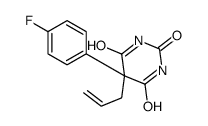 5-(4-fluorophenyl)-5-prop-2-enyl-1,3-diazinane-2,4,6-trione结构式