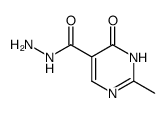 4-HYDROXY-2-METHYL-5-PYRIMIDINE CARBOXYLIC ACID HYDRAZIDE结构式