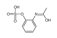 (2-acetamidophenyl) hydrogen sulfate Structure