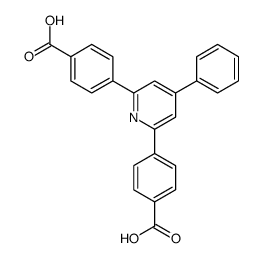 4-[6-(4-carboxyphenyl)-4-phenylpyridin-2-yl]benzoic acid Structure