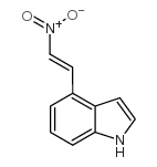 4-(2-硝基乙烯基)吲哚结构式