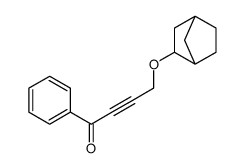 4-(3-bicyclo[2.2.1]heptanyloxy)-1-phenylbut-2-yn-1-one结构式