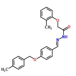 N'-[(E)-{4-[(4-Methylbenzyl)oxy]phenyl}methylene]-2-(2-methylphenoxy)acetohydrazide Structure