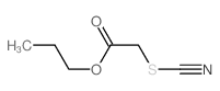 THIOCYANATOACETIC ACID PROPYL ESTER结构式