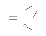 3-Ethyl-3-methoxy-1-pentyne structure