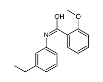 Benzamide, N-(3-ethylphenyl)-2-methoxy- (9CI)结构式