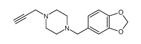 1-(3,4-Methylenedioxybenzyl)-4-(2-propynyl)piperazine picture