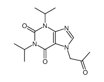 1,3-diisopropyl-7-(2-oxo-propyl)-3,7-dihydro-purine-2,6-dione Structure