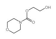 2-hydroxyethyl morpholine-4-carboxylate Structure