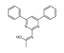 N-(4,6-diphenylpyrimidin-2-yl)acetamide Structure