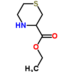 Ethyl 3-thiomorpholinecarboxylate Structure