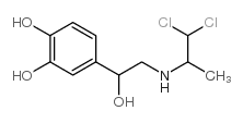 1-(3,4-dichlorophenyl)-2-(propan-2-ylamino)ethanol structure